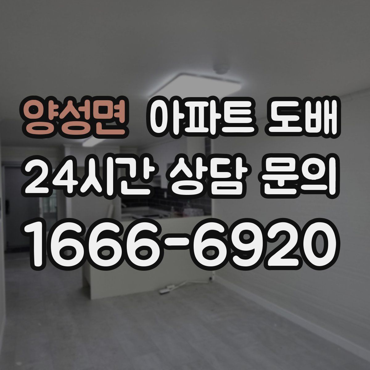 양성면 아파트 도배