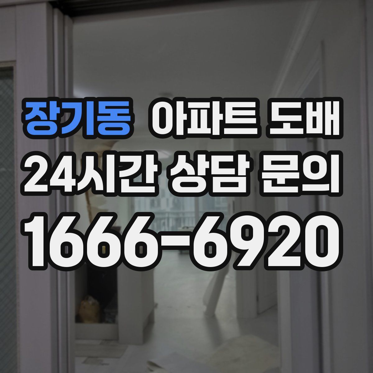 장기동 아파트 도배