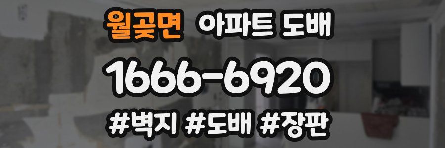 월곶면 아파트 도배