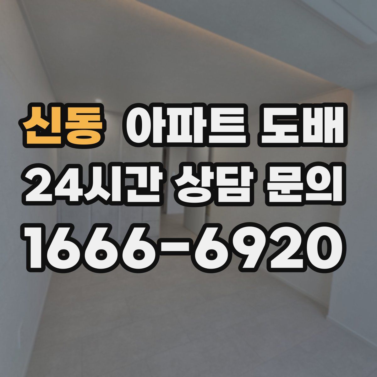 신동 아파트 도배