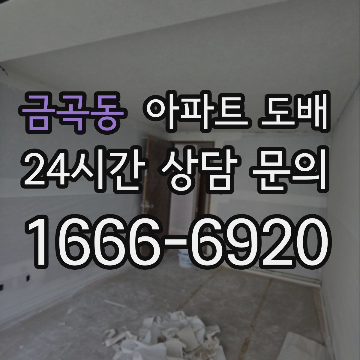 금곡동 아파트 도배