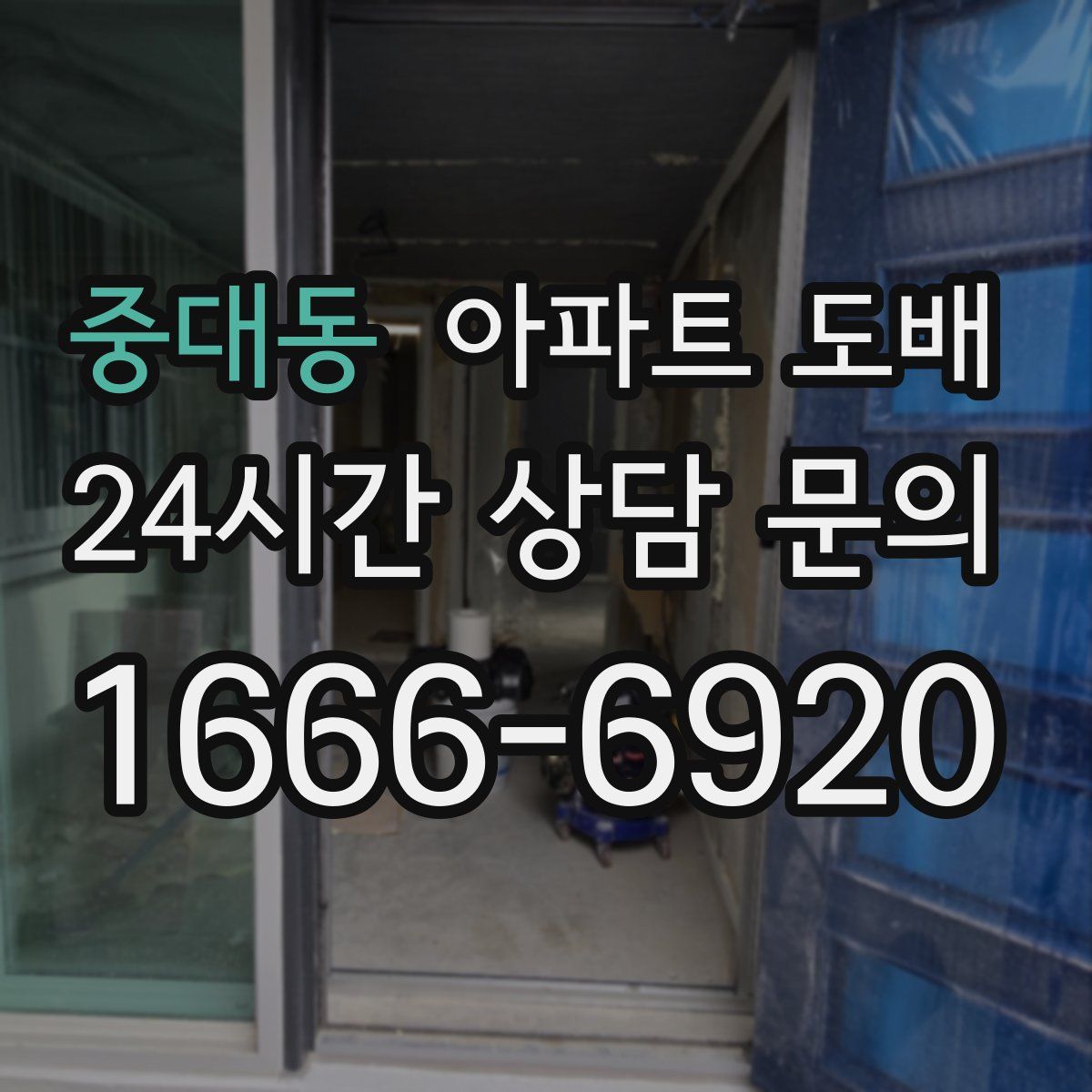 중대동 아파트 도배