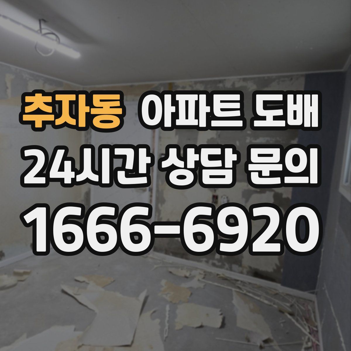 추자동 아파트 도배