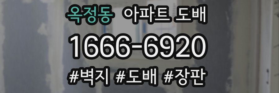 옥정동 아파트 도배