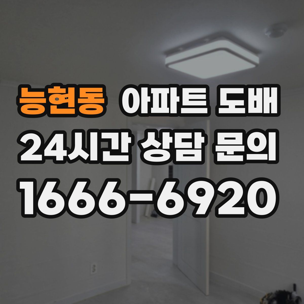 능현동 아파트 도배