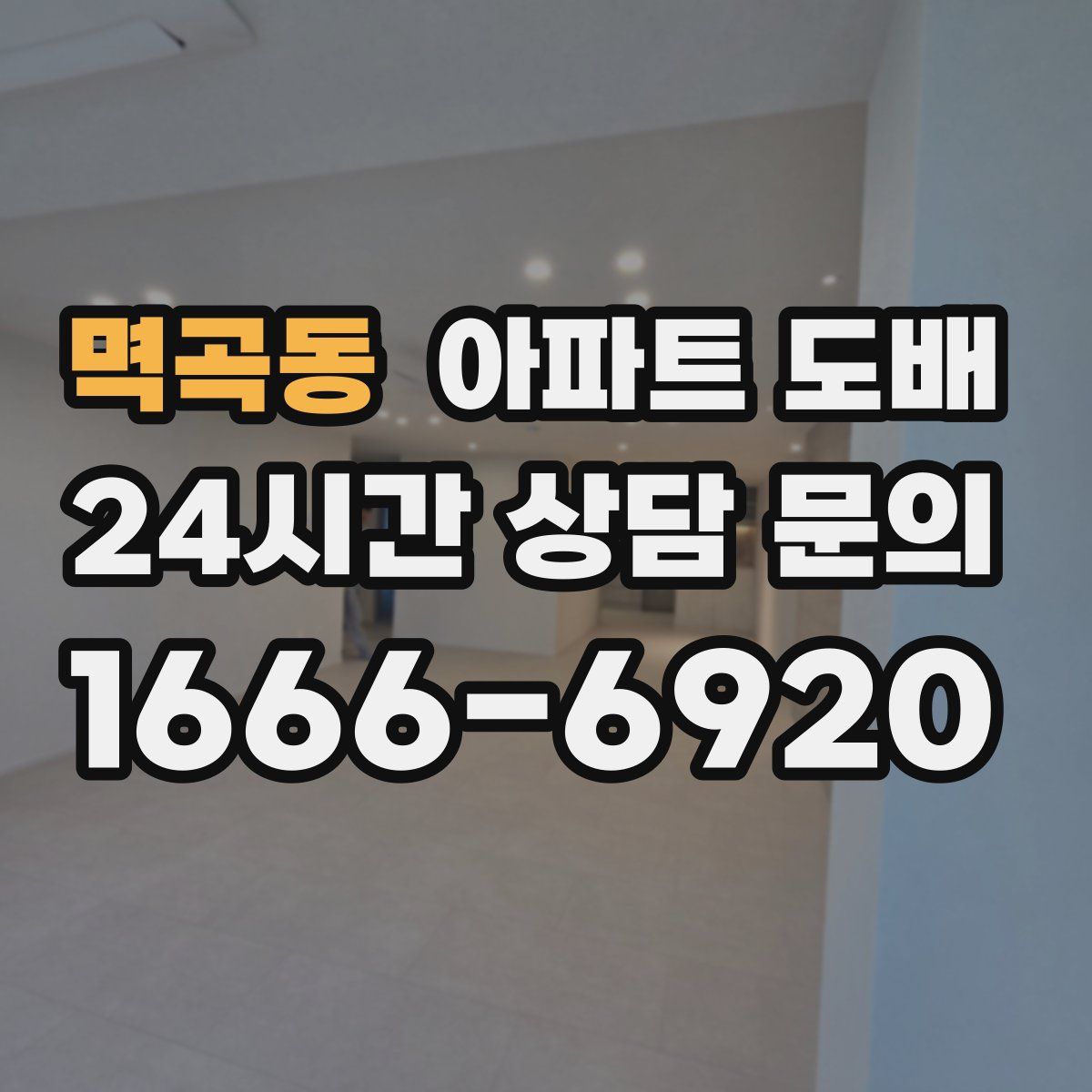 멱곡동 아파트 도배