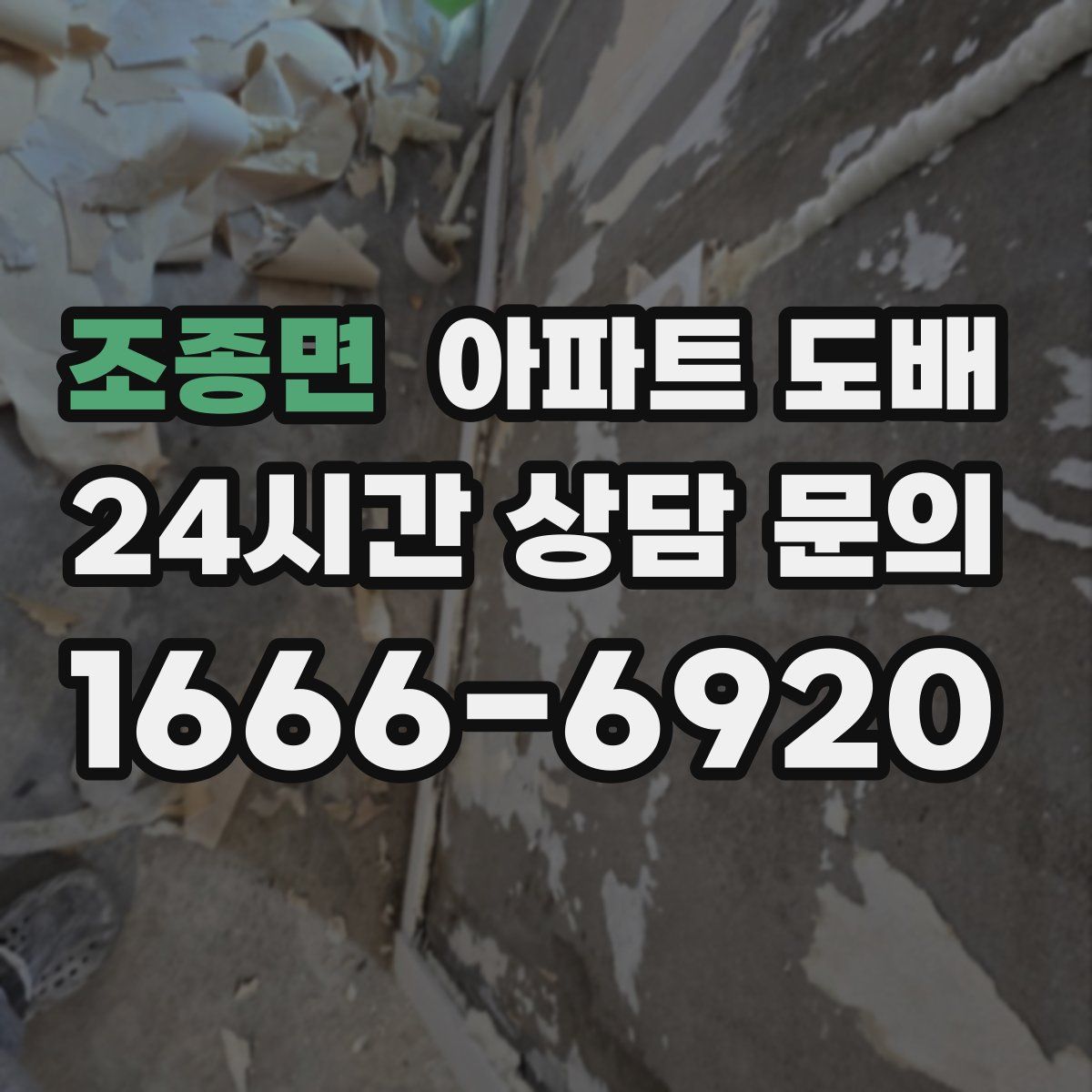 조종면 아파트 도배