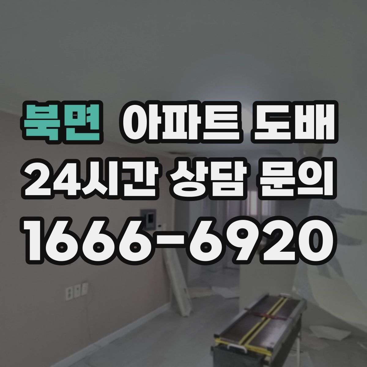 북면 아파트 도배