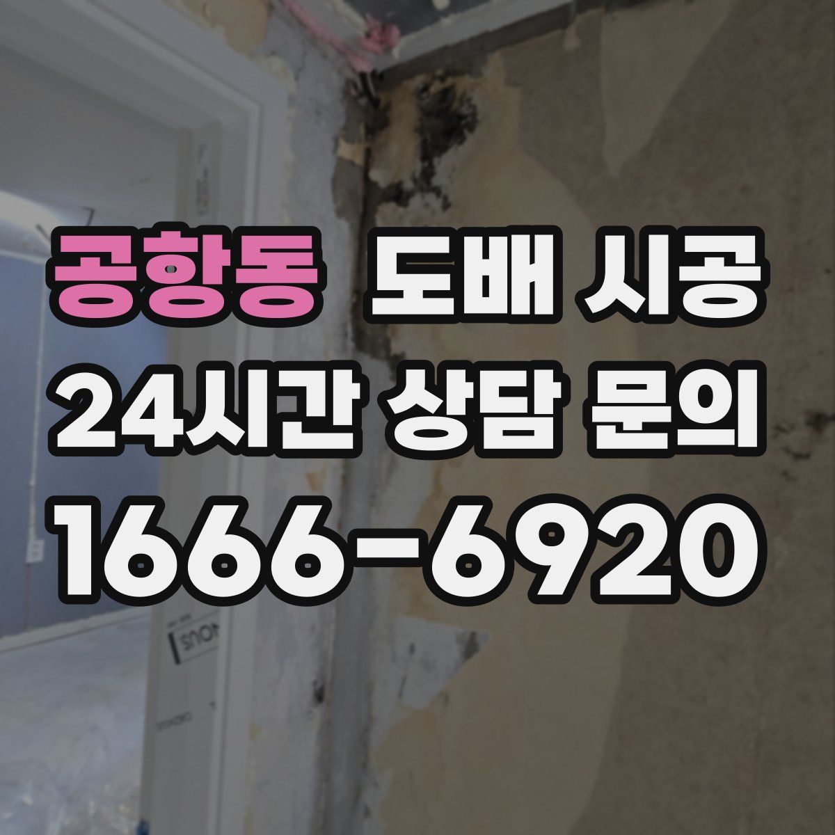 공항동 도배 시공