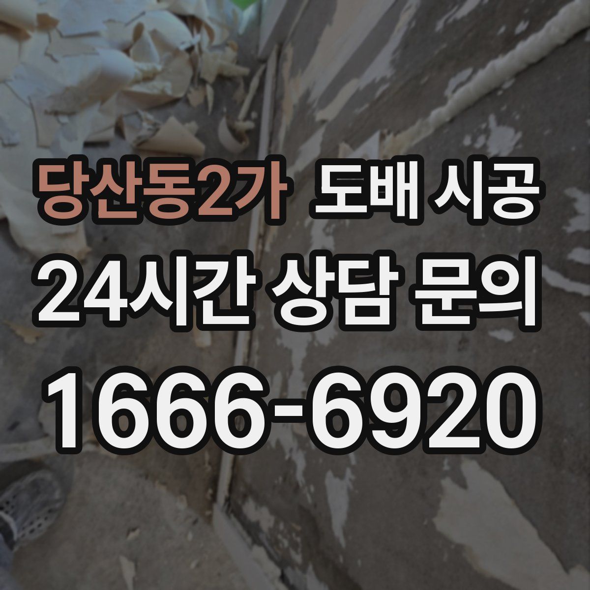 당산동2가 도배 시공