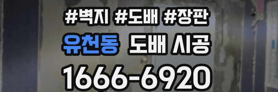 유천동 도배 시공