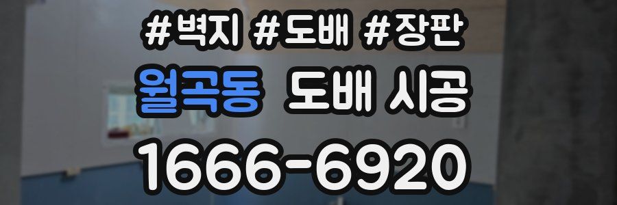 월곡동 도배 시공