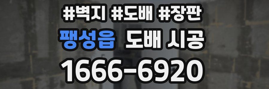 팽성읍 도배 시공