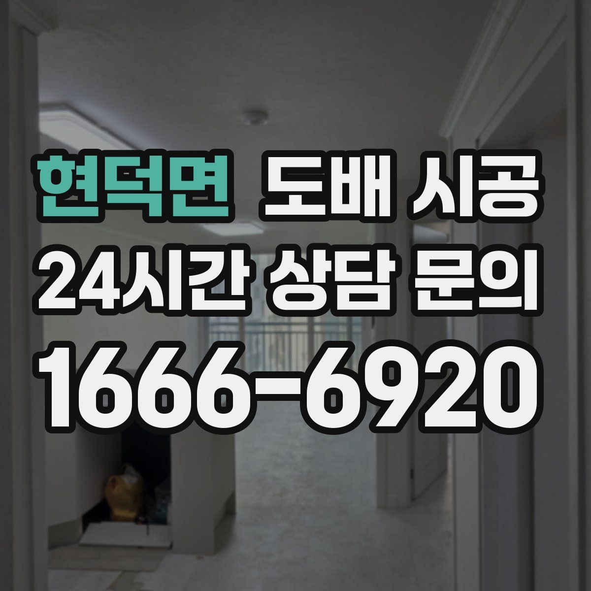 현덕면 도배 시공