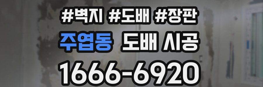 주엽동 도배 시공
