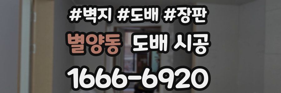 별양동 도배 시공