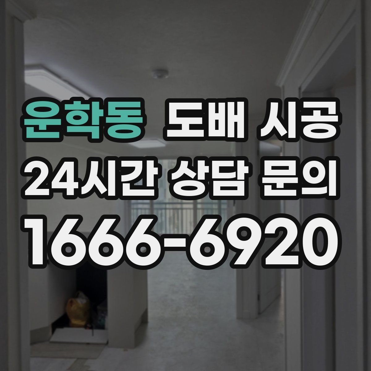 운학동 도배 시공