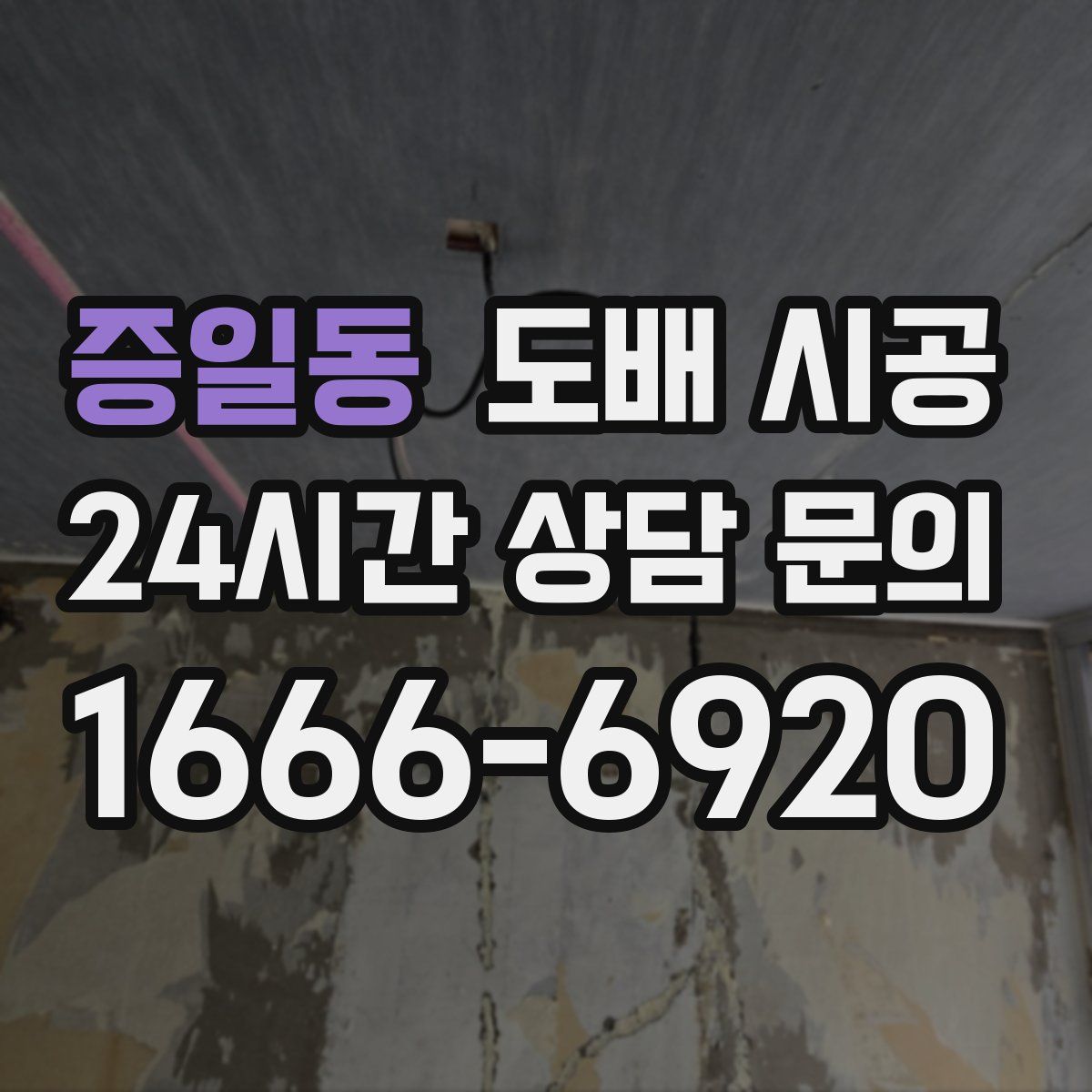 증일동 도배 시공