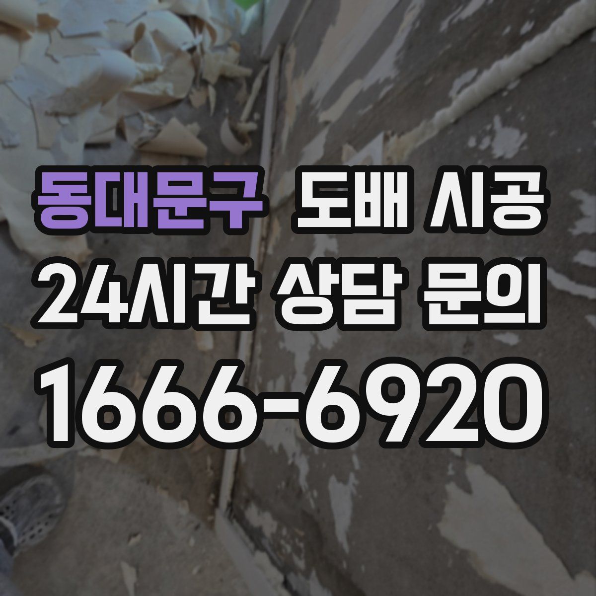 동대문구 도배 시공