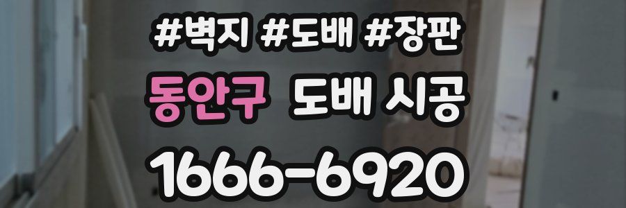 동안구 도배 시공