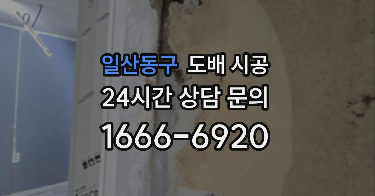 일산동구 도배 시공