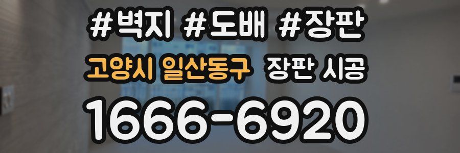 고양시 일산동구 장판 시공