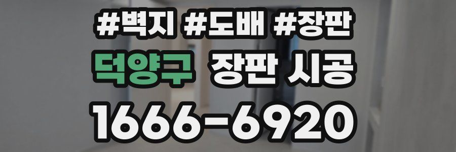 덕양구 장판 시공