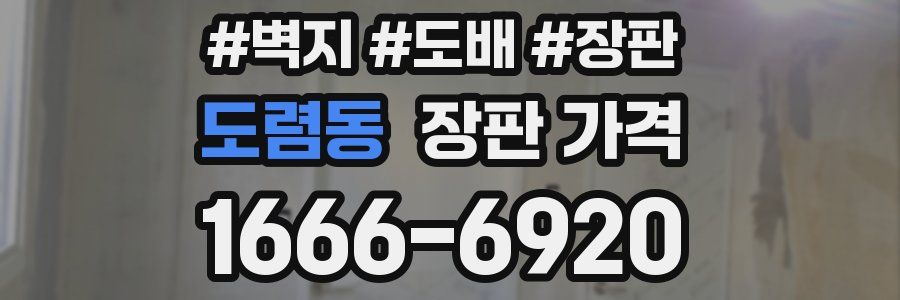도렴동 장판 가격