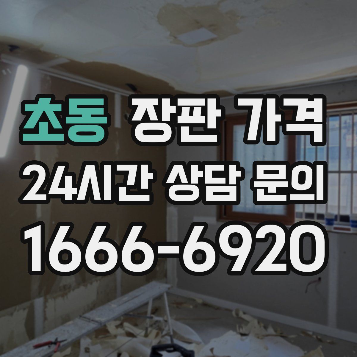 초동 장판 가격