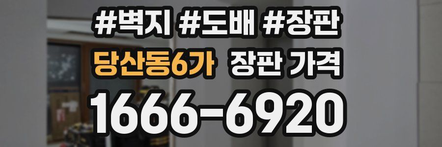당산동6가 장판 가격