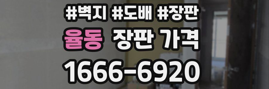 율동 장판 가격