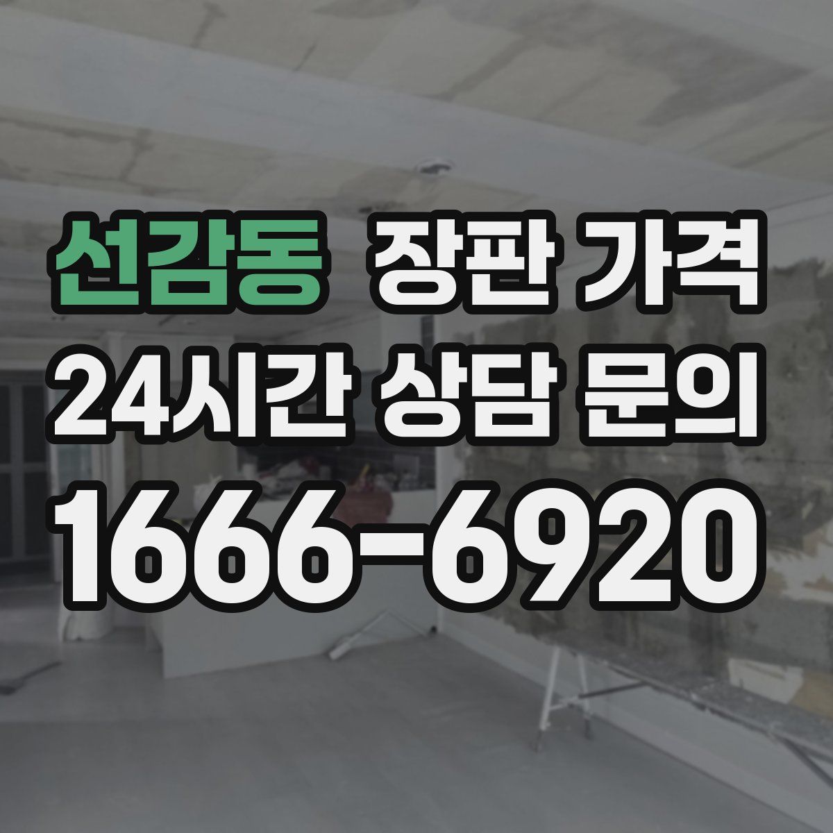 선감동 장판 가격