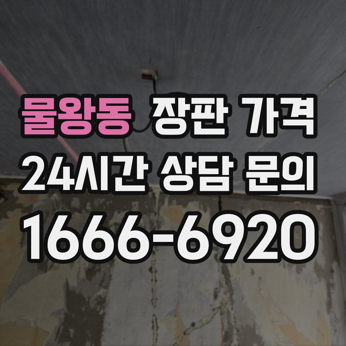 물왕동 장판 가격