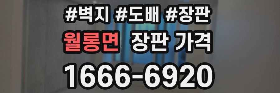월롱면 장판 가격