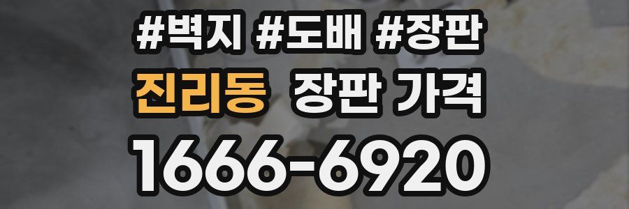 진리동 장판 가격