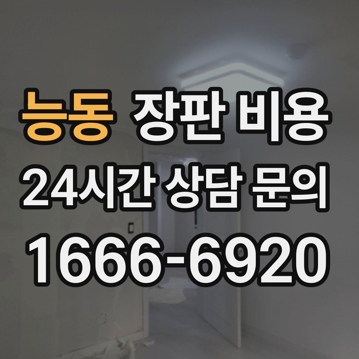 능동 장판 비용