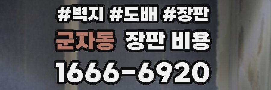 군자동 장판 비용