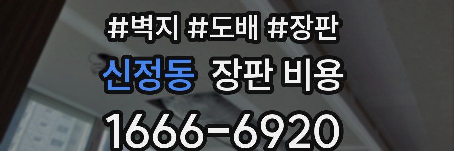 신정동 장판 비용