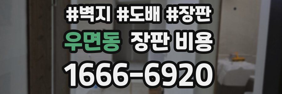우면동 장판 비용