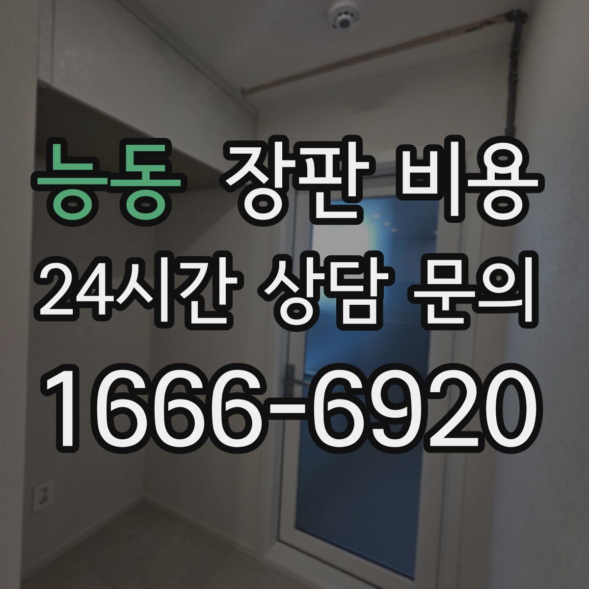 능동 장판 비용
