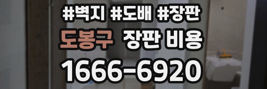 도봉구 장판 비용