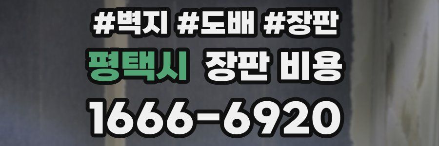 평택시 장판 비용