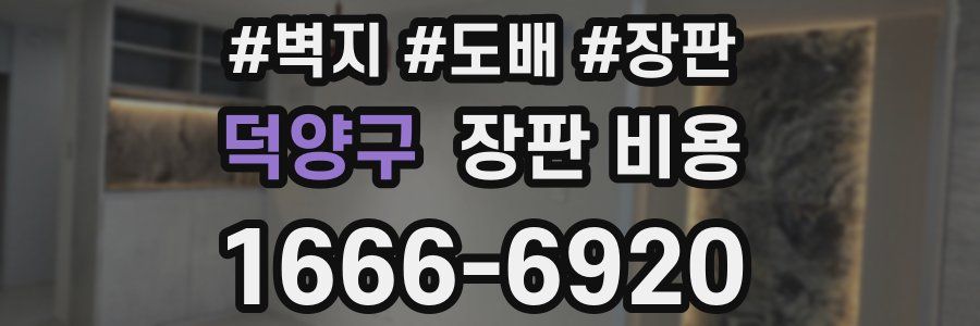 덕양구 장판 비용