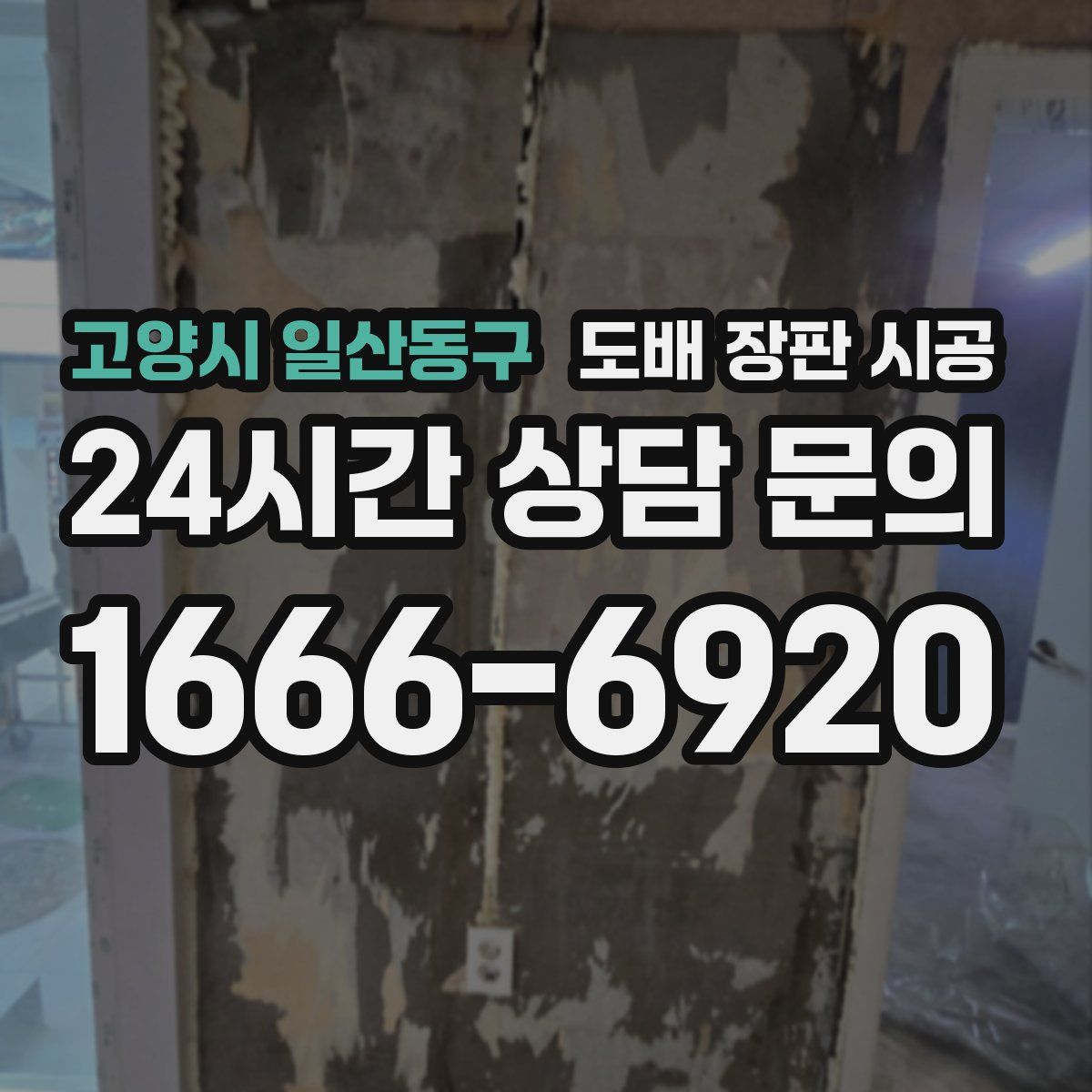 고양시 일산동구 도배 장판 시공