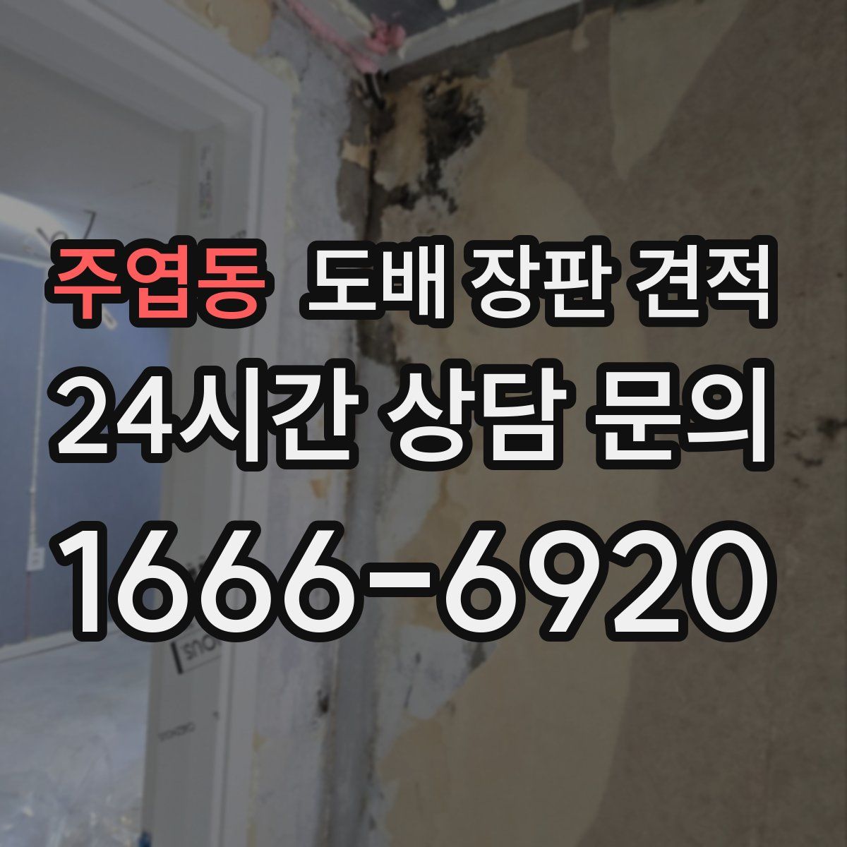 주엽동 도배 장판 견적