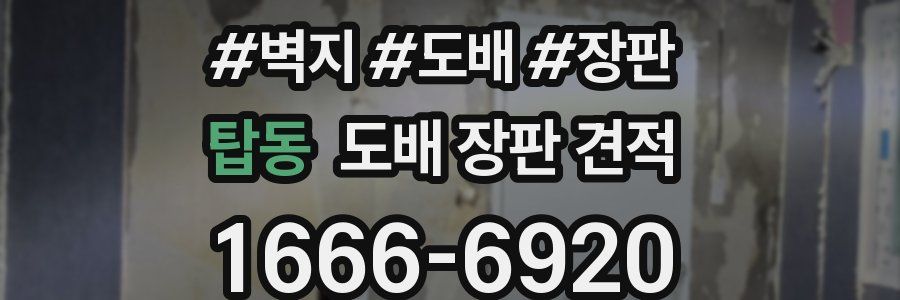 탑동 도배 장판 견적
