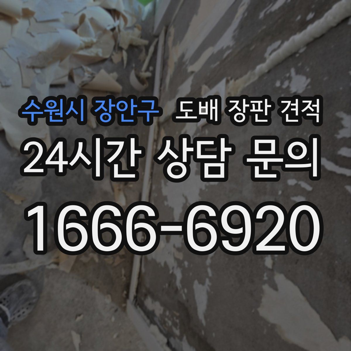 수원시 장안구 도배 장판 견적