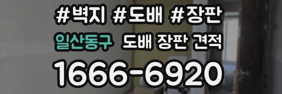 일산동구 도배 장판 견적