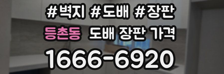 등촌동 도배 장판 가격
