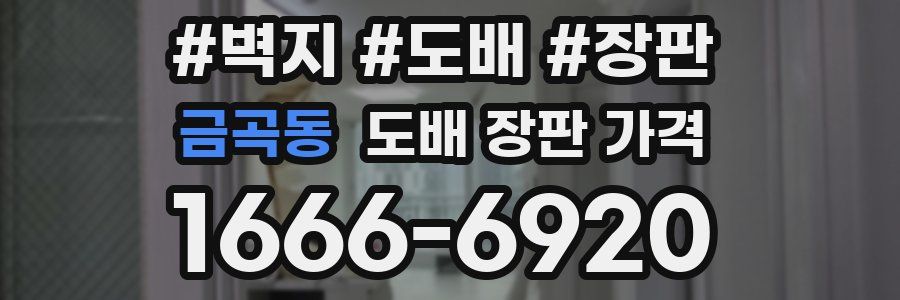 금곡동 도배 장판 가격